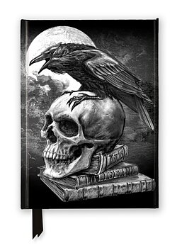 Alchemy England : Poe's Raven - Skrivbok med magnetlås linjerad A5