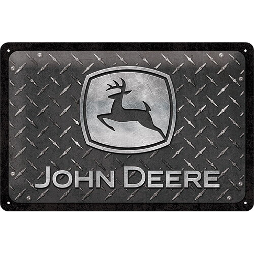 John Deere plåtskylt retro "Diamond Black"