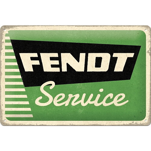 Fendt plåtskylt retro "Fendt Service""
