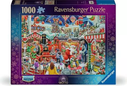 Christmas No 29: Santa´s Steam Train Grotto, 1000 Bitar Ravensburger - 2