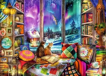 The Winter Reading Nook, 1000 Bitar Ravensburger