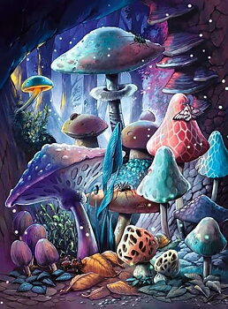 Moonlight Mushrooms, 500 Bitar Ravensburger