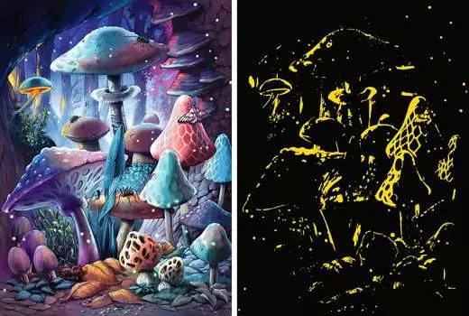 Moonlight Mushrooms, 500 Bitar Ravensburger - 3