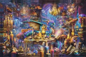 Dragon´s Library, 3000 Bitar Ravensburger