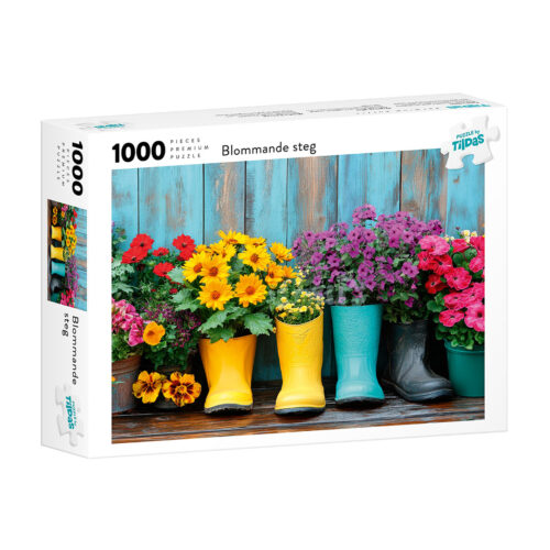 Blommande Steg,  1000Bitar Tildas