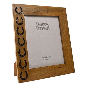 Photo Frame Horseshoes Mango Wood