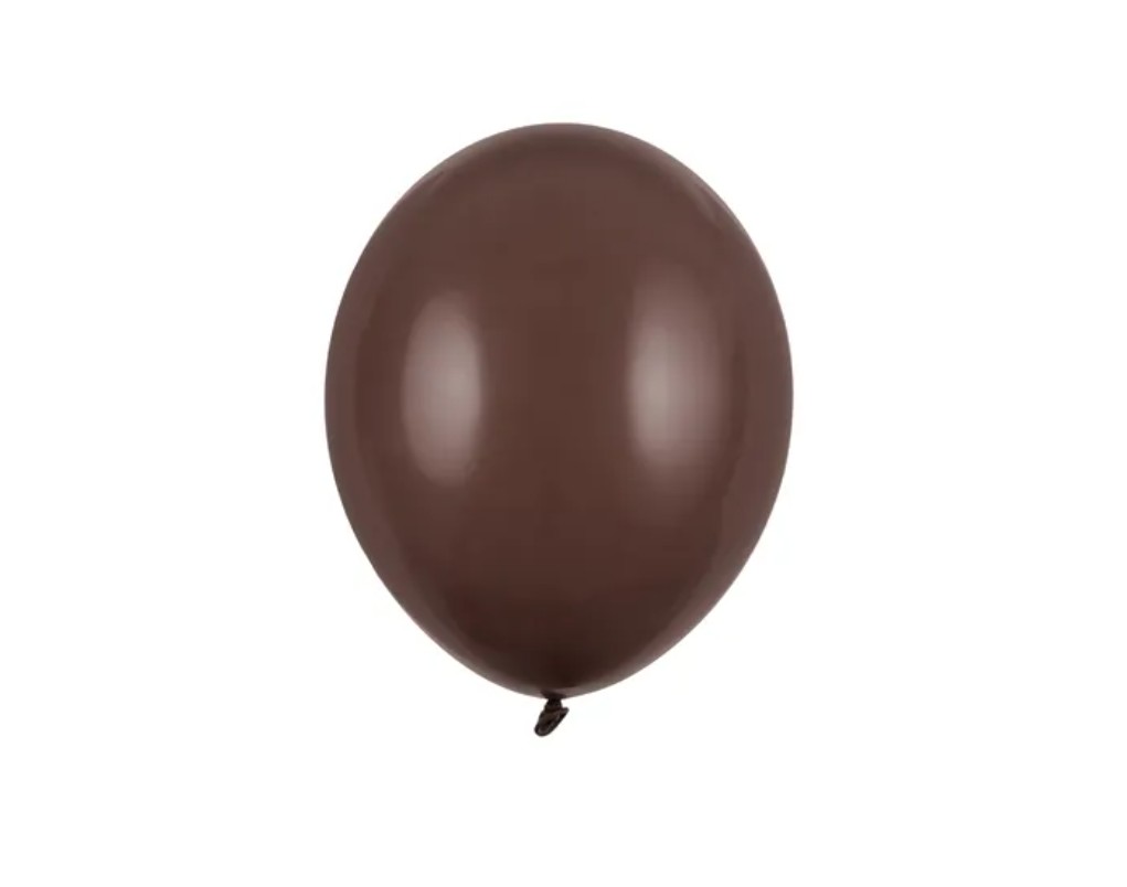 Miniballonger pastell - Cocoa Brown (100-pack)