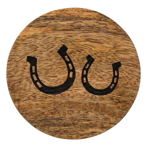 Coasters Horseshoes Mango Wood 4-pack - 3