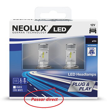 H4 NEOLUX  LED  Plug In  Konverteringssats 10W  /12V