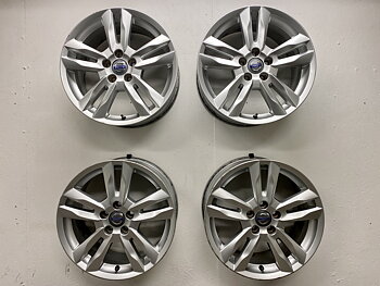 BEGAGNAT | 4 st | 17" VOLVO NJORD S60 V60 S80 V70 V40 S40 V50 C30 C70 31200603 ALUFÄLGAR | 5x108 8x17 ET55 63.4