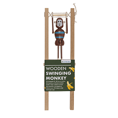 Wooden Swinging Monkey  