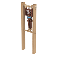 Wooden Swinging Monkey  