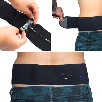 Ursa Straps - Midja, Medium, Sidopouch, Svart