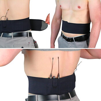 Ursa Straps - LIVE STRAP - Dubbel Pouch, Medium - Svart