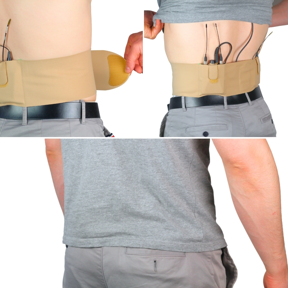 Ursa Straps - LIVE STRAP - Dubbel Pouch, Medium - Beige - 3