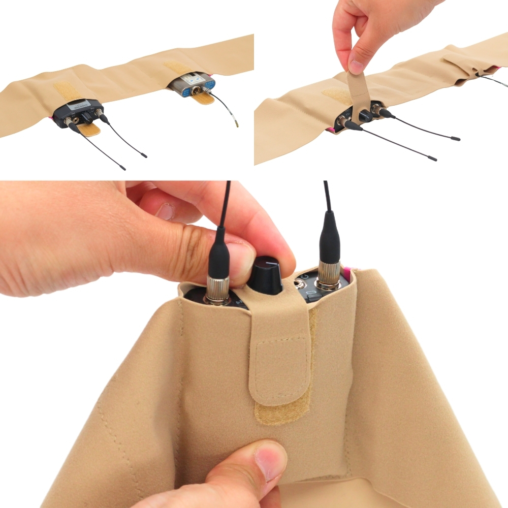 Ursa Straps - LIVE STRAP - Dubbel Pouch, Large - Beige - 6