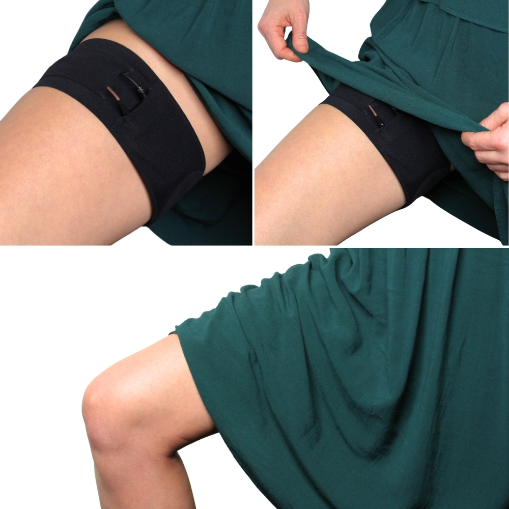 Ursa Straps - Lår, Sidopouch, Svart - 3
