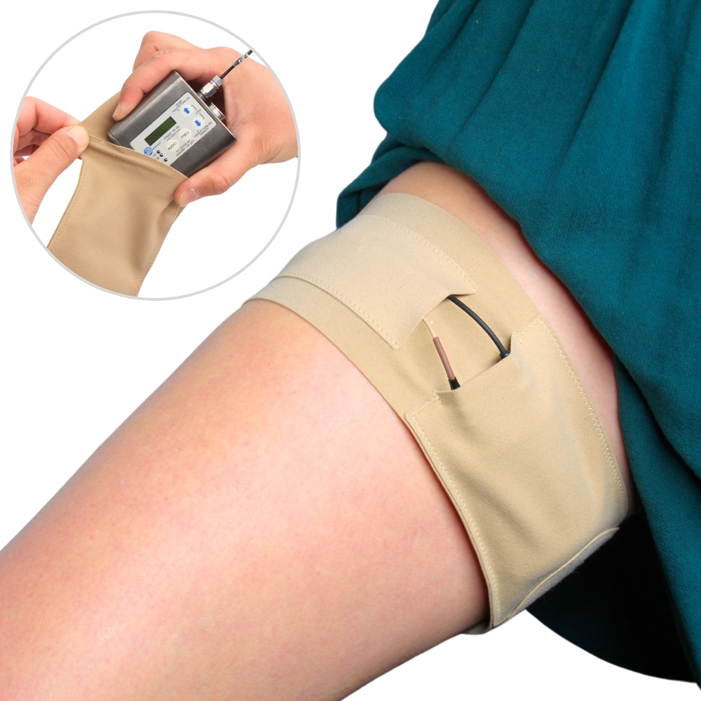 Ursa Straps - Thigh, Side Pouch, Beige - 3