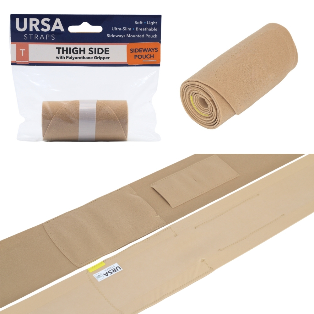 Ursa Straps - Thigh, Side Pouch, Beige