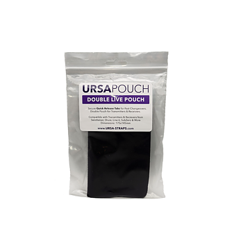 Ursa Straps - LIVE Pouch, Dubbel, Svart