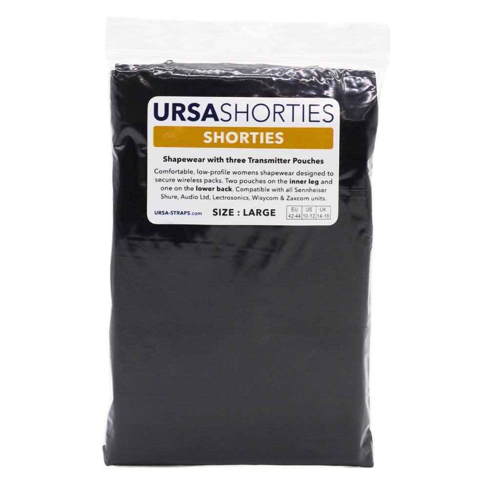 Ursa Straps - SHORTIES Large - Black