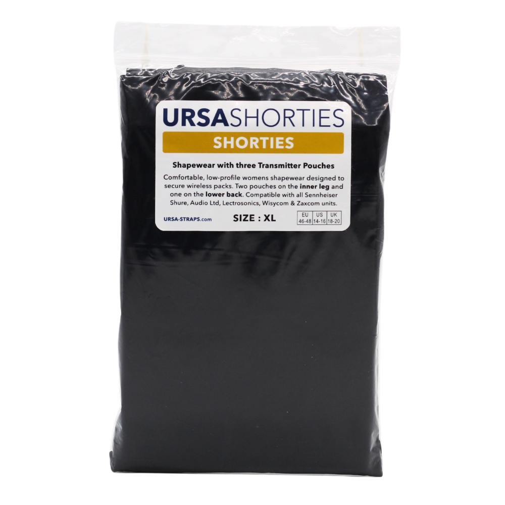 Ursa Straps - SHORTIES XLarge - Black