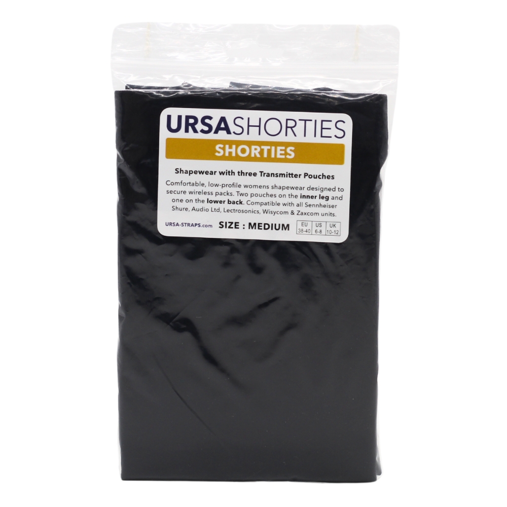Ursa Straps - SHORTIES Medium, Black
