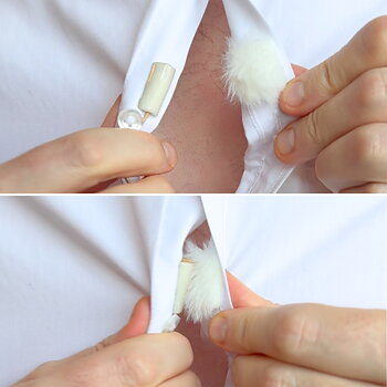 Ursa Straps - FURRY STRIPS, 9x - Vit