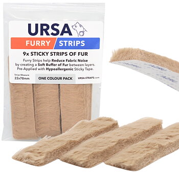 Ursa Straps - FURRY STRIPS, 9x - Beige