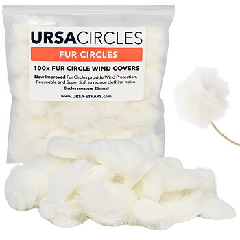 Ursa Straps - Fur Circles 100 x Vit