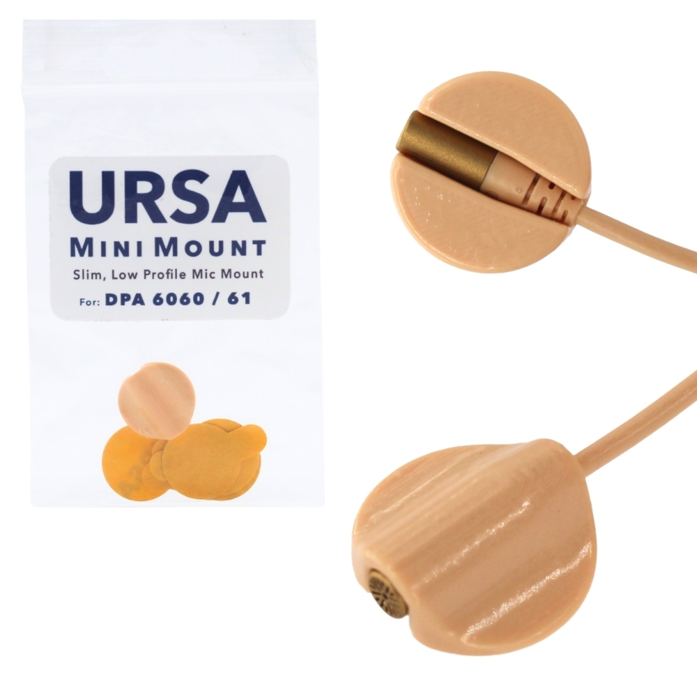 Ursa Straps - Circular MiniMount, DPA 6060 Beige