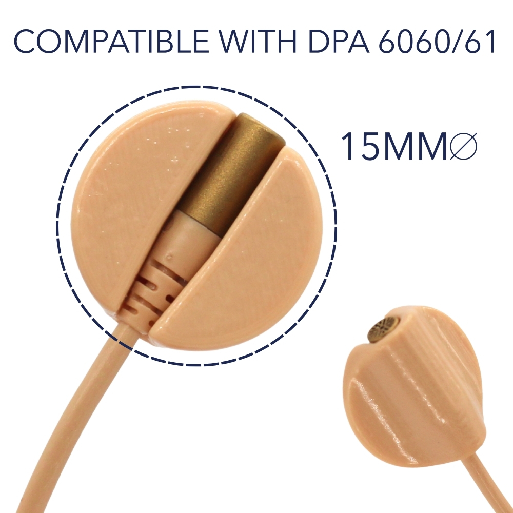 Ursa Straps - Circular MiniMount, DPA 6060 Beige - 5