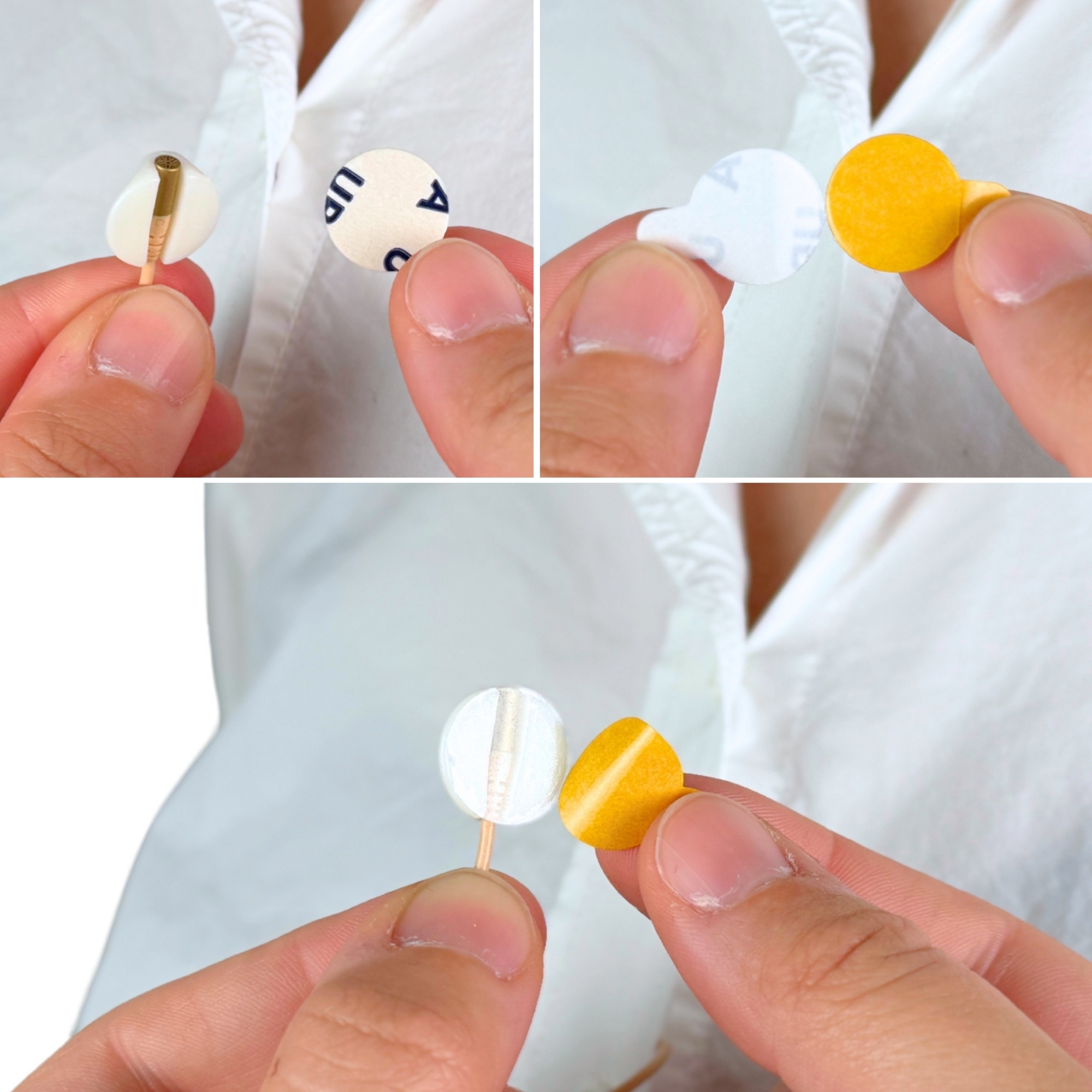 Ursa Straps - Circular MiniMount, DPA 6060 White - 3