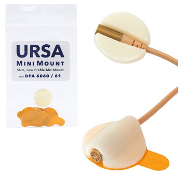 Ursa Straps - Circular MiniMount, DPA 6060 Vit