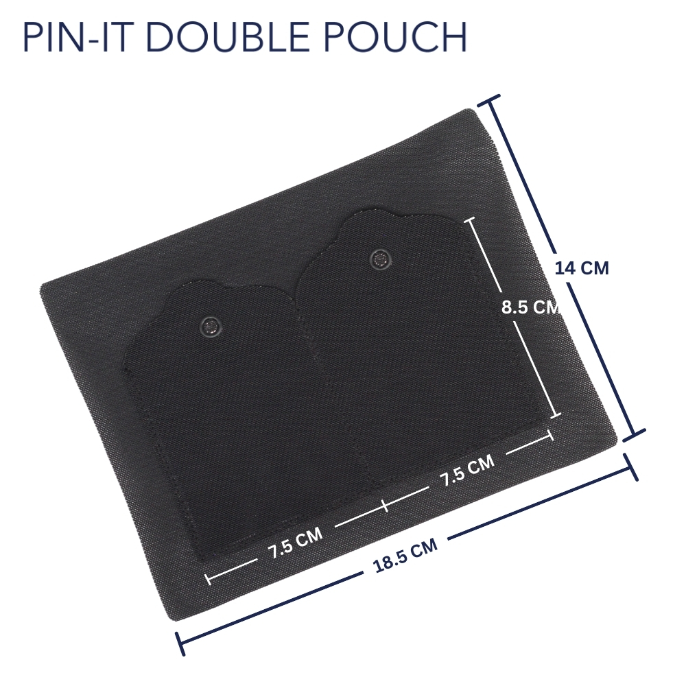 Ursa Straps - Pin-It-Pouch - Double - Black - 5