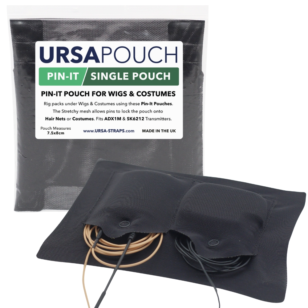 Ursa Straps - Pin-It-Pouch - Double - Black