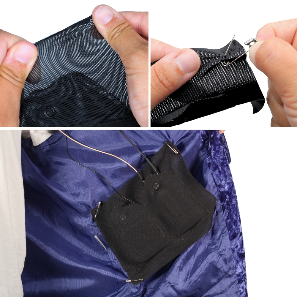Ursa Straps - Pin-It-Pouch - Double - Black - 2