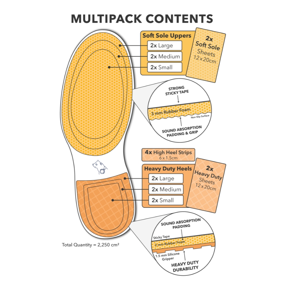 Ursa Straps - SOFT SOLES - Multi Pack - 2