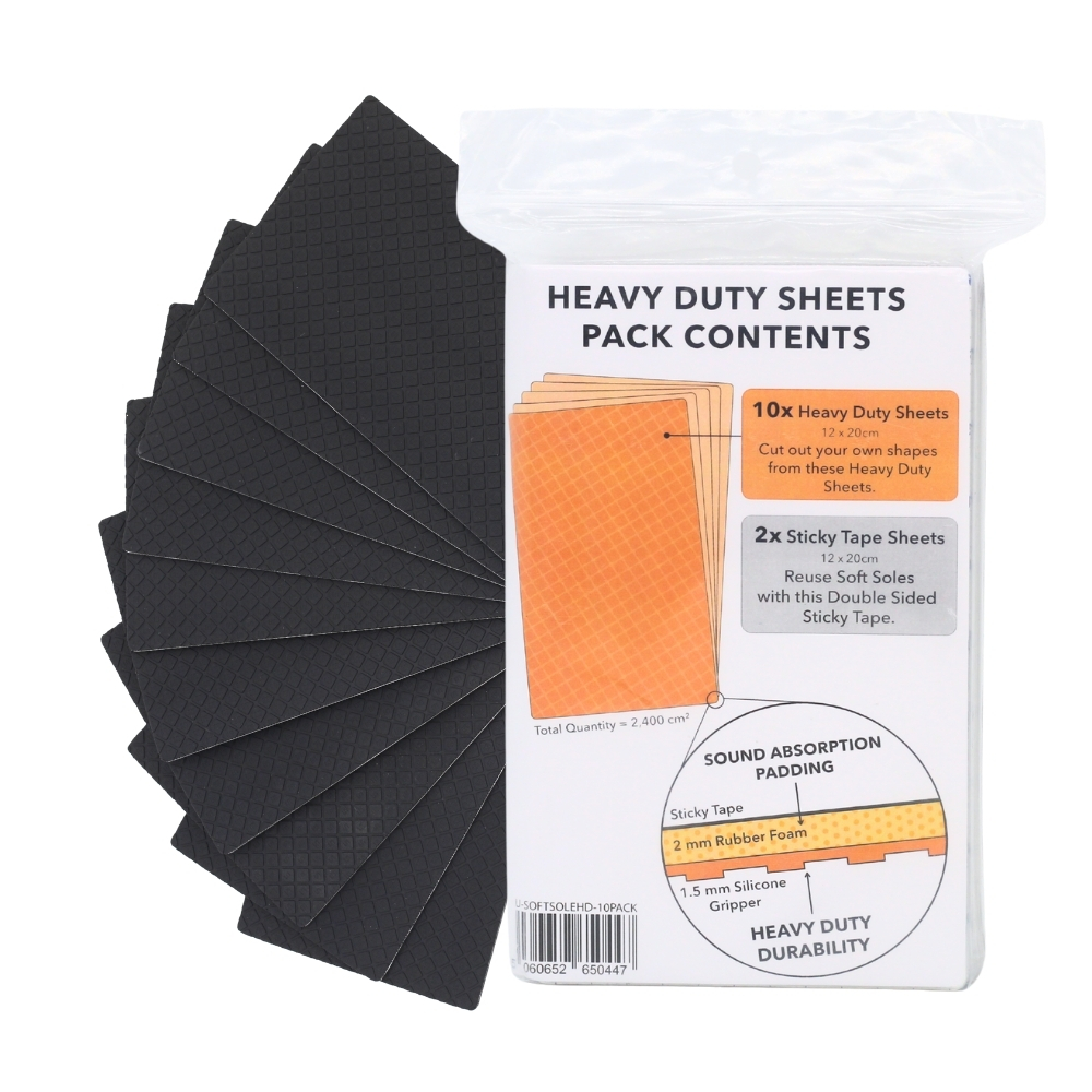 Ursa Straps - SOFT SOLE - 10x Heavy Duty Sheets - 9