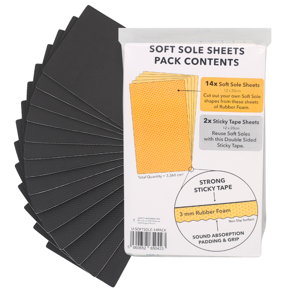 Ursa Straps - SOFT SOLES - 14x Soft Sole Sheets - 7
