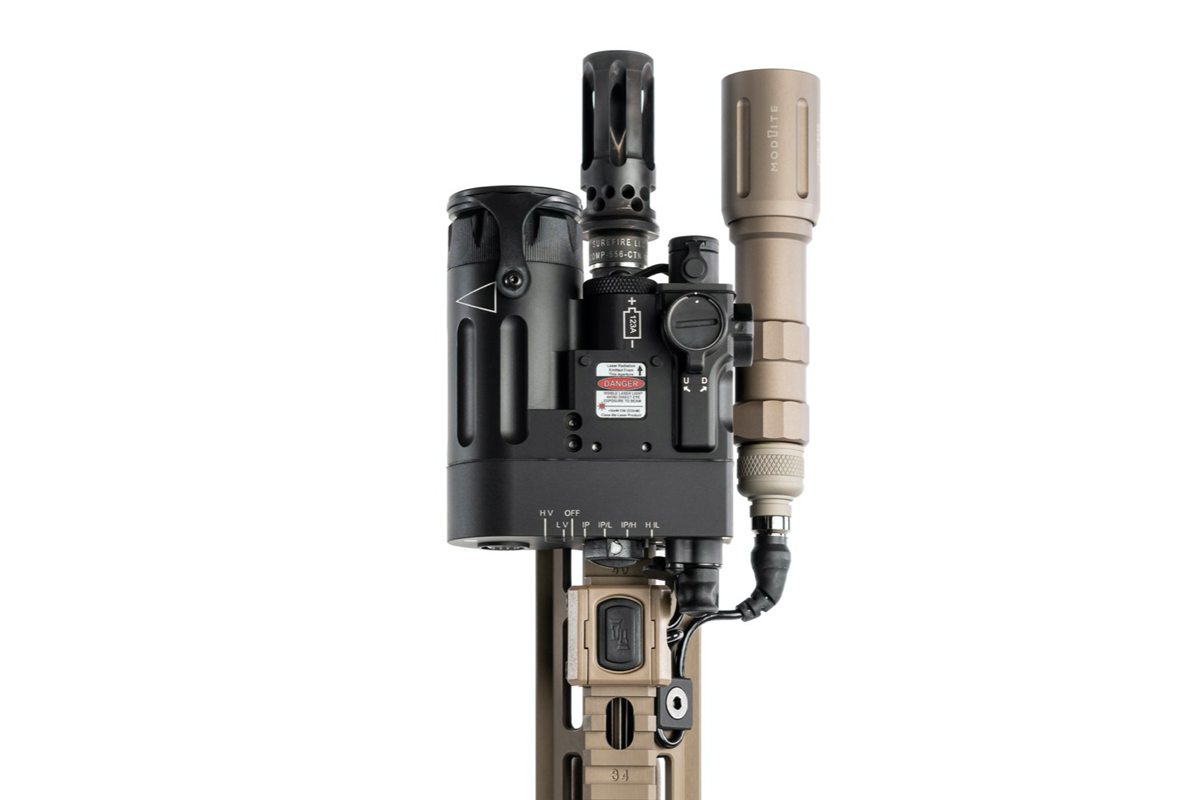  Modlite ModButton Lite | Dual-Lead (SureFire / Laser) Black 4.5″ - 2