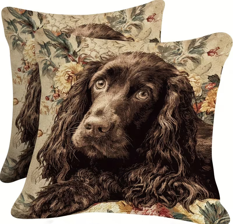 Kuddöverdrag Cocker Spaniel 45x45cm