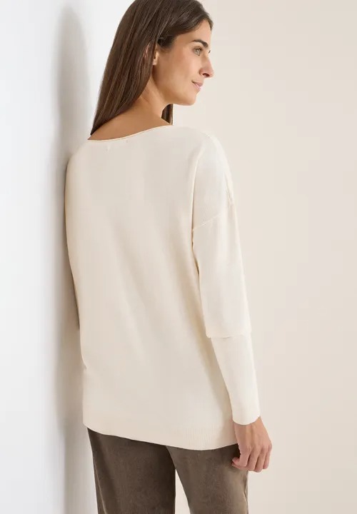 NOS Cosy Boatneck Structure - Oat Milk Beige - Cecil - 4