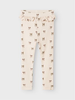 NMFGAVO EFI SLIM LEGGING LIL NOOS Silver Peony BOW