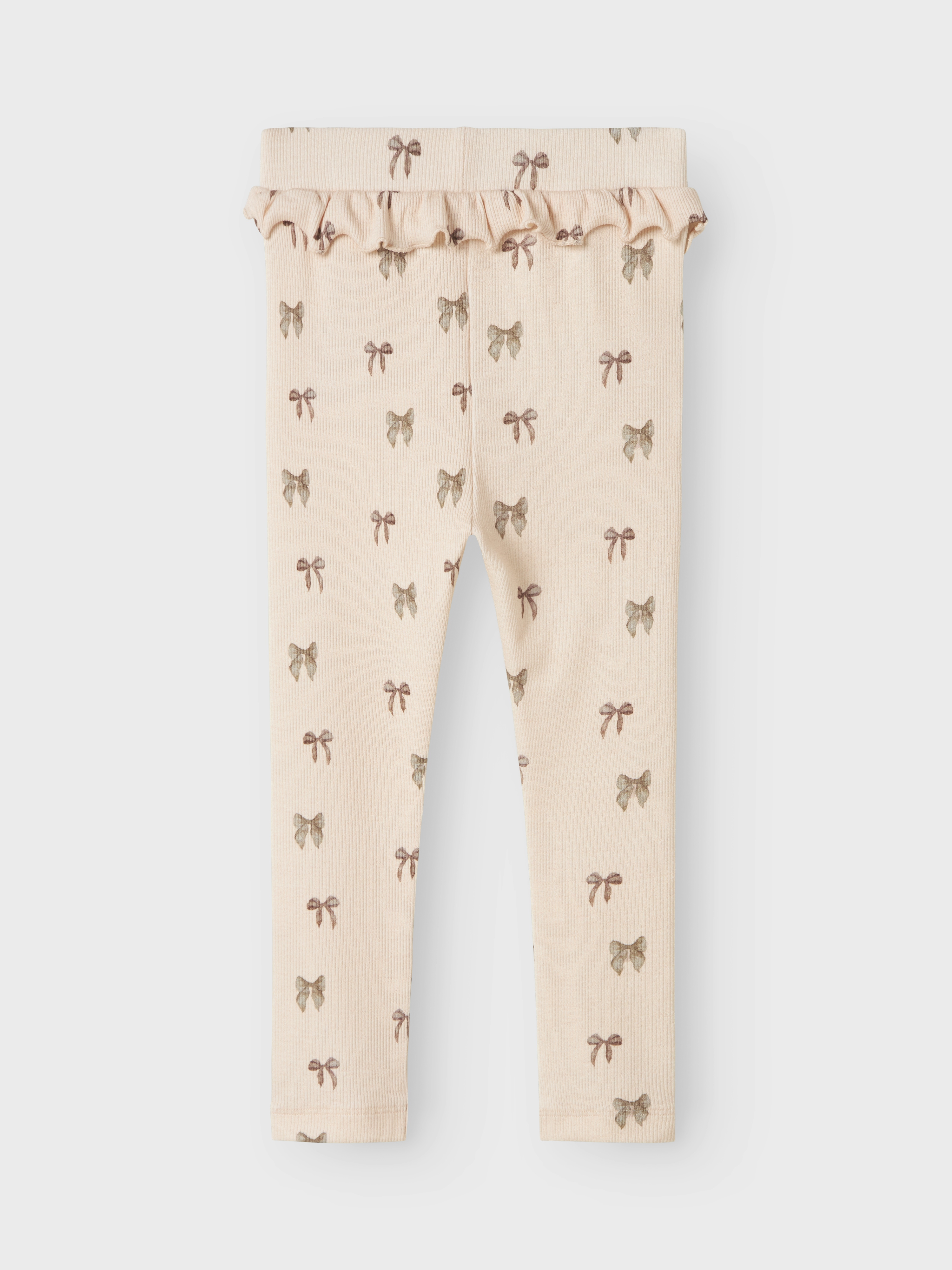 NMFGAVO EFI SLIM LEGGING LIL NOOS Silver Peony BOW - 2
