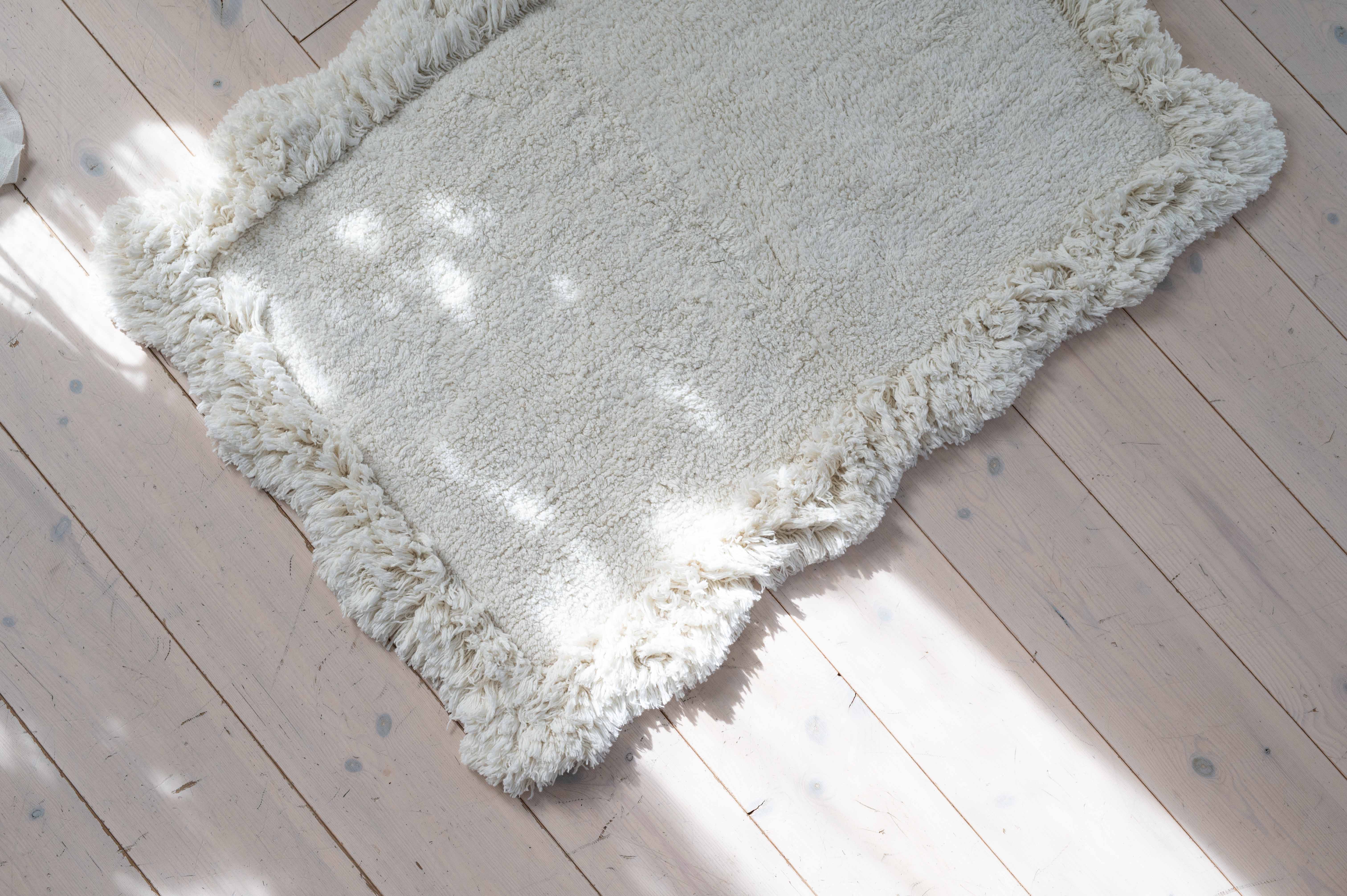 Rund Matta  180 cm Offwhite
