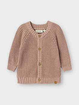 NBNEMLEN LS KNIT CARD LIL NOOS Misty Rose