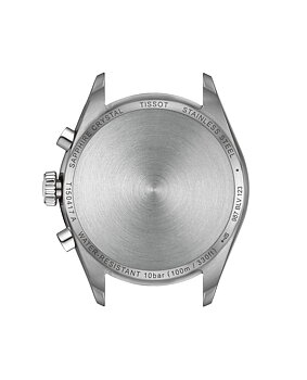 T150.417.11.011.00  Tissot PR 100 Chronograph vit och blå 40 baksida