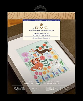 Broderi-Kit "Dogs in the garden"