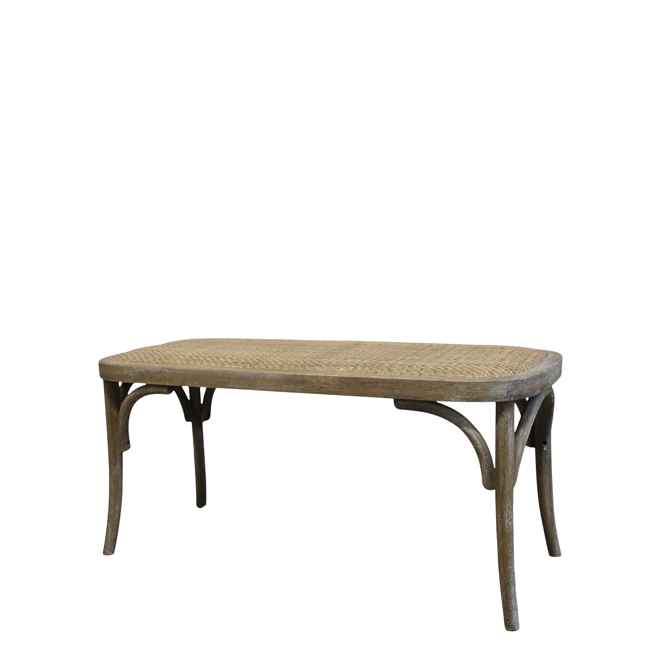 Rottingbänk i fransk stil från Chic Antique